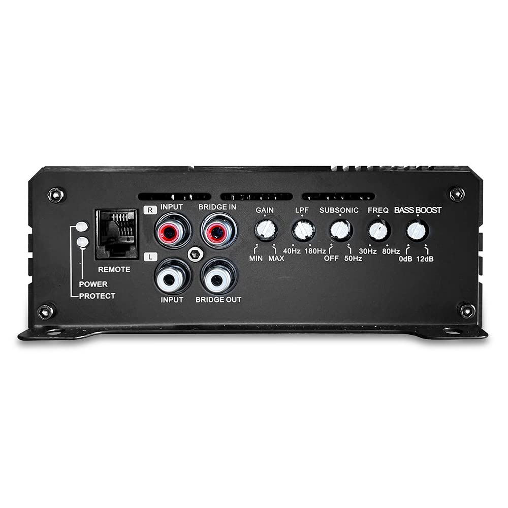 Compact Class D Monoblock Car Audio Amplifier, 1500 Watts RMS I509