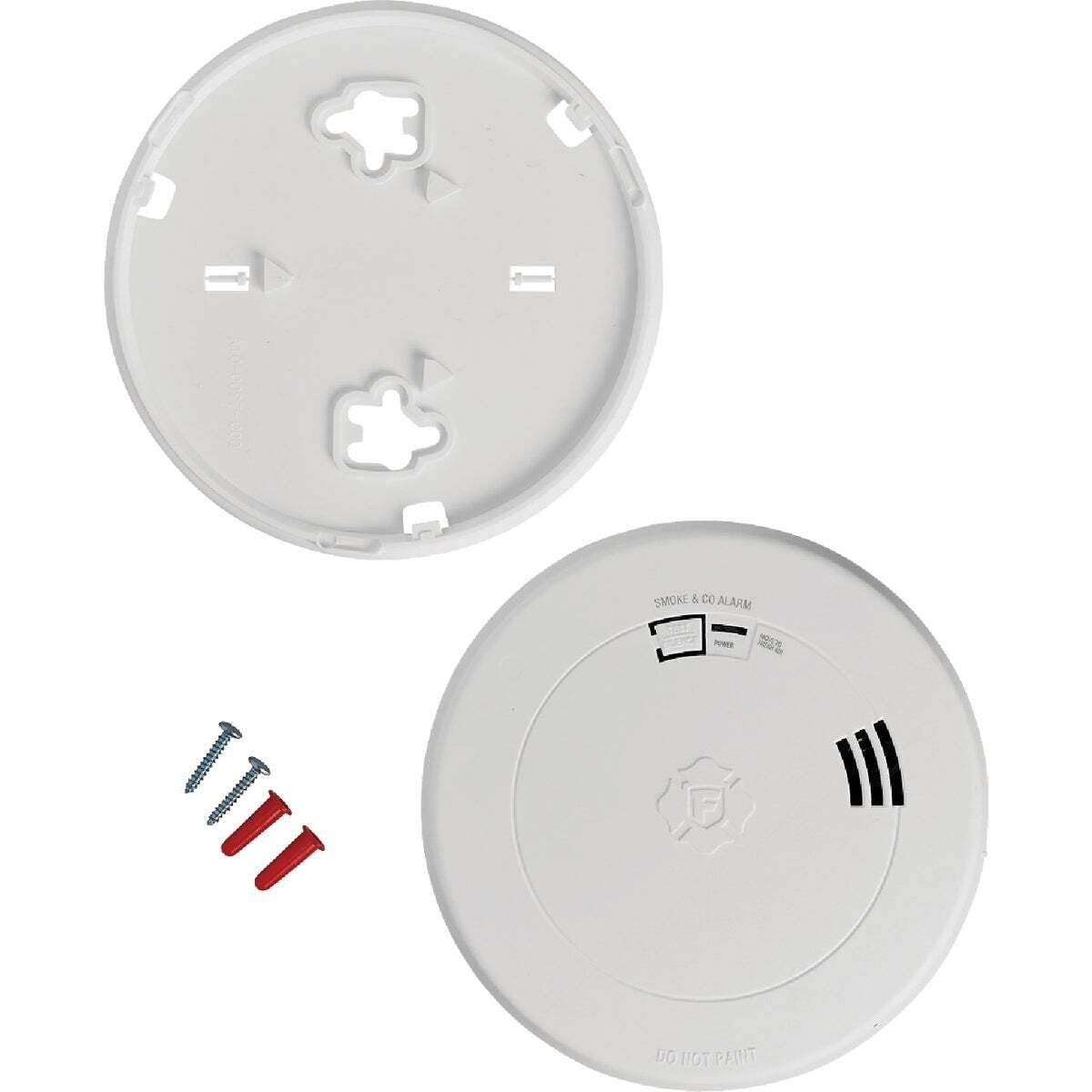 10 Year Battery-Powered Photoelectric Smoke and Carbon Monoxide Detector W6300