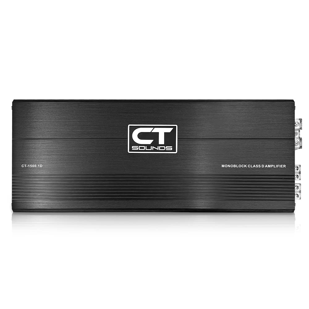 Compact Class D Monoblock Car Audio Amplifier, 1500 Watts RMS I509