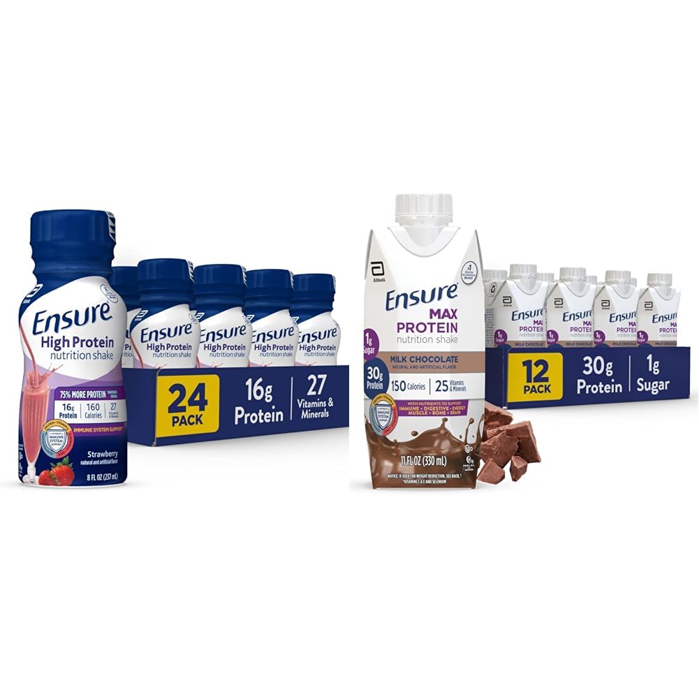 High Protein Nutrition Shakes 24 Pack and 12 Pack F491273