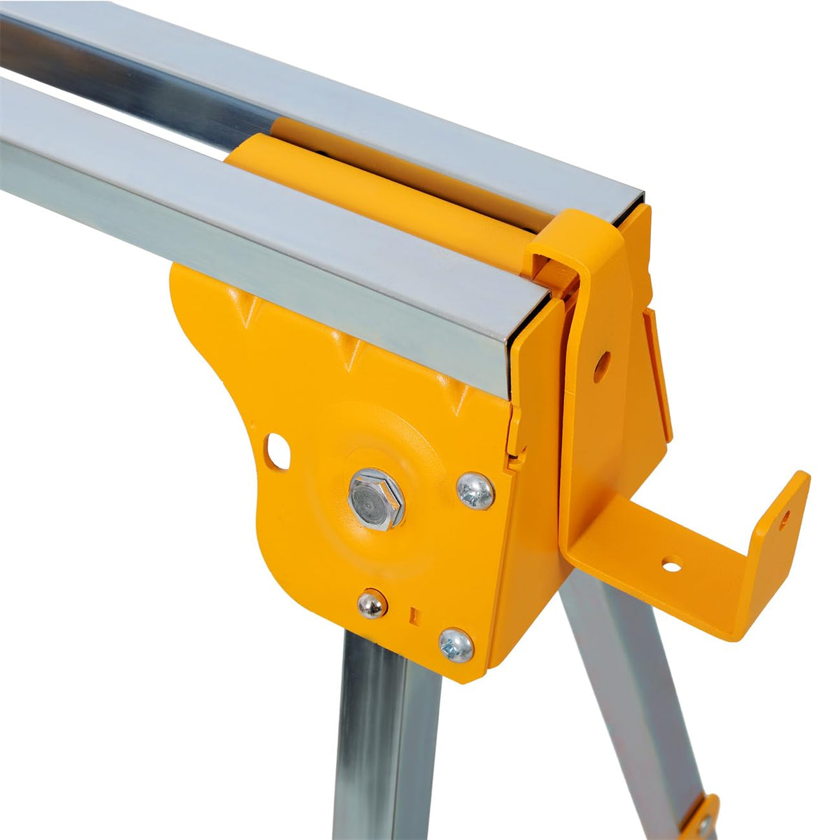 2 Pack Adjustable Height Folding Steel Sawhorse R780