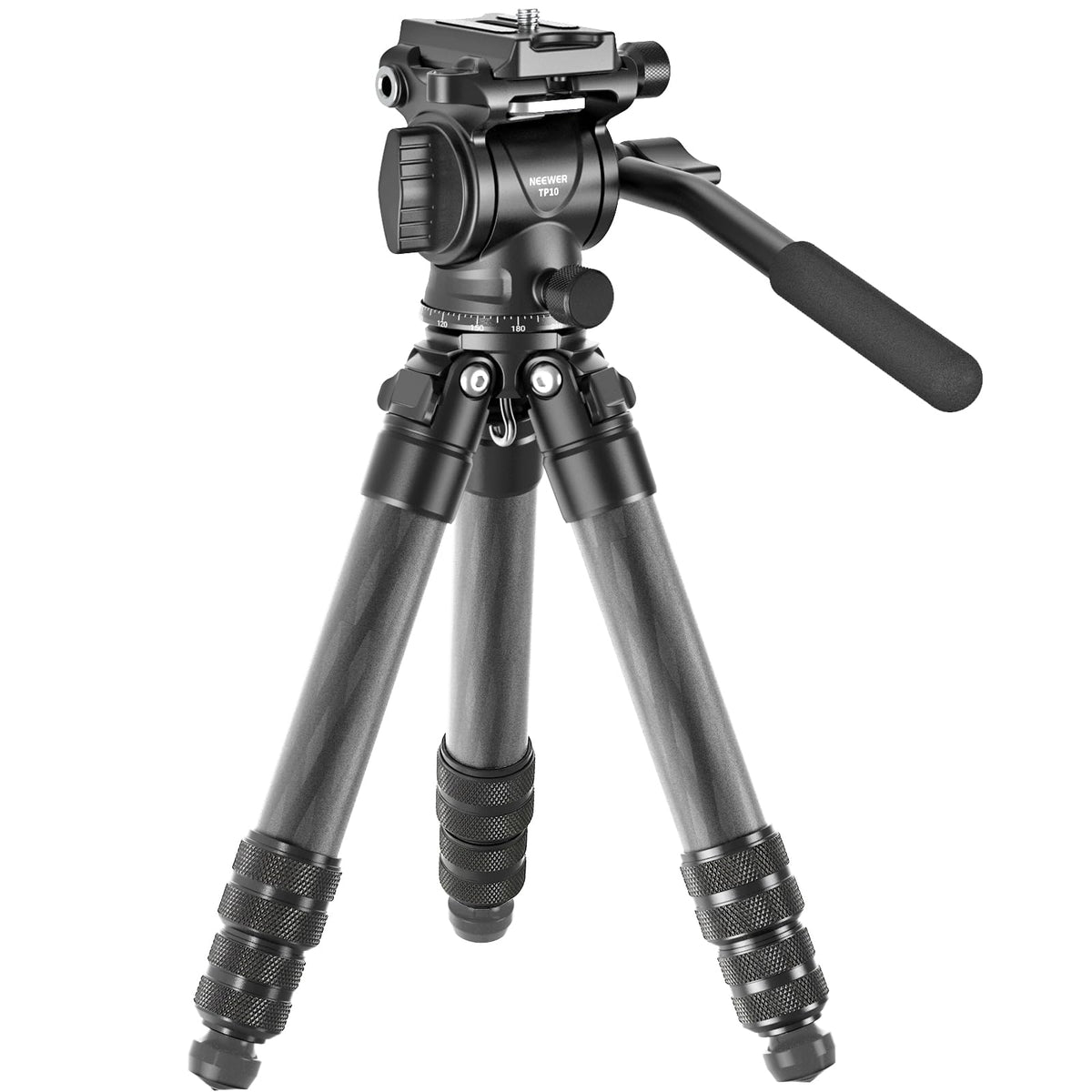 Carbon Fiber Desktop Mini Tripod with Video Fluid Head H174574