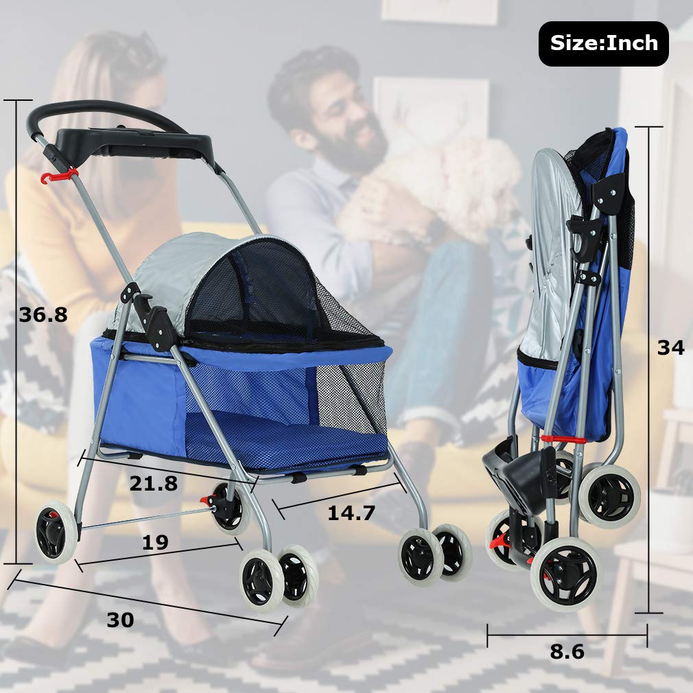 Foldable Pet Stroller O10368