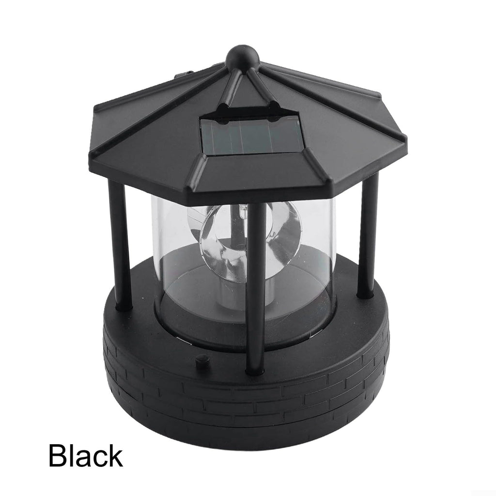 Black Solar Lighthouse Lawn Light Z529633