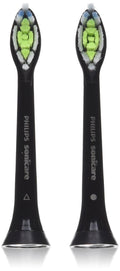 Black 2 Pack Replacement Brush Heads T118
