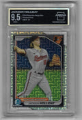Graded Mint+ 9.5 Refractor Baseball Card E1896