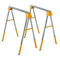 2 Pack Adjustable Height Folding Steel Sawhorse R780
