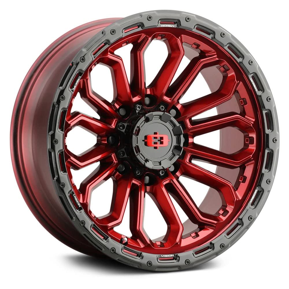 20x9 8x170 +12mm Red Wheel Rim 20" T8659