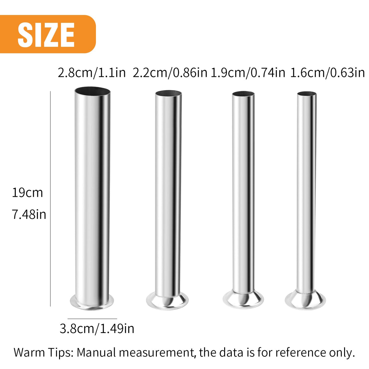Stainless Steel Sausage Stuffer with 4 Nozzles V981478