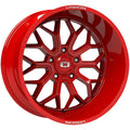 20x9 5x150 +12mm Red/Milled Wheel Rim L84107