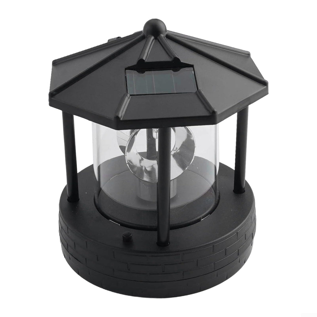 Black Solar Lighthouse Lawn Light Z529633