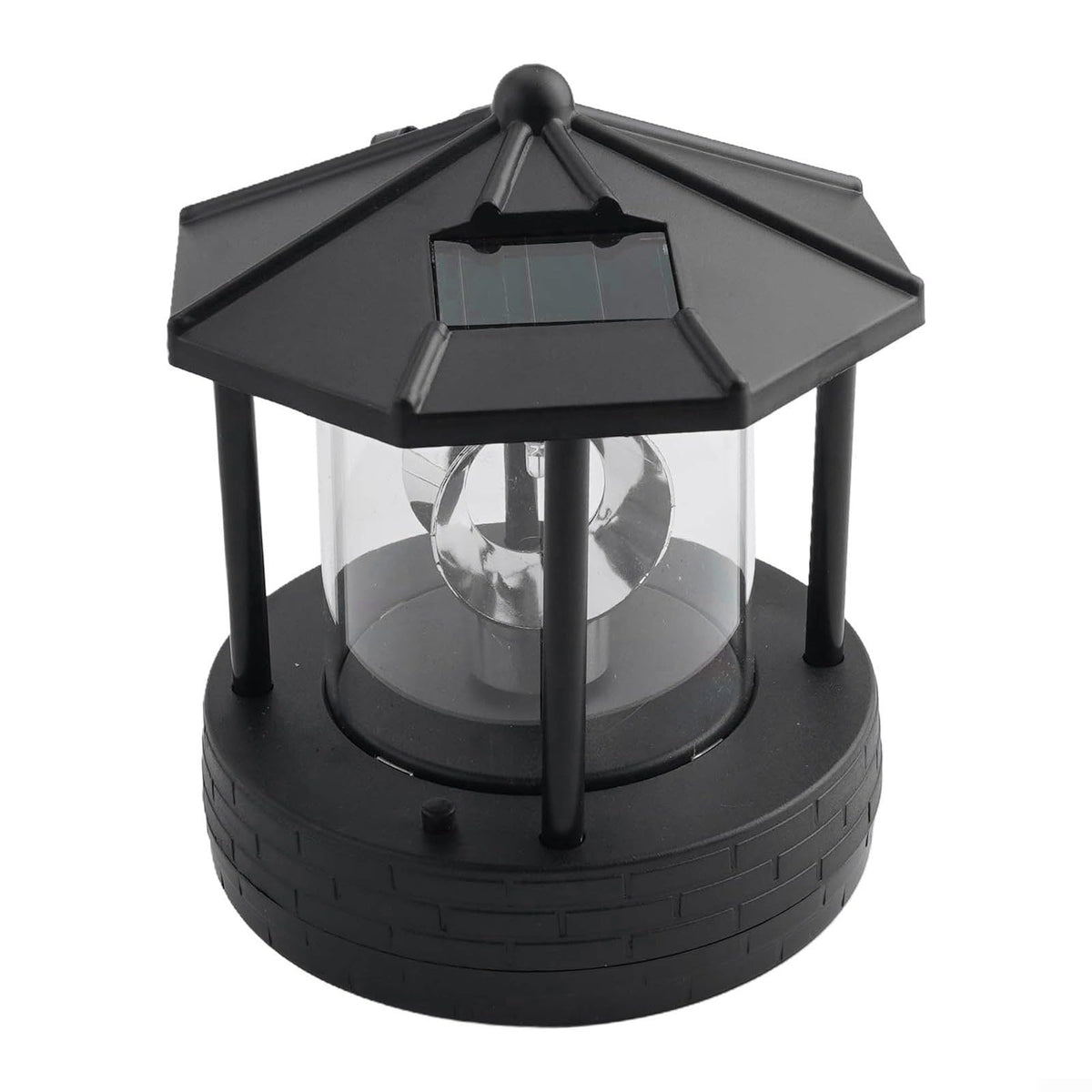 Black Solar Lighthouse Lawn Light Z529633