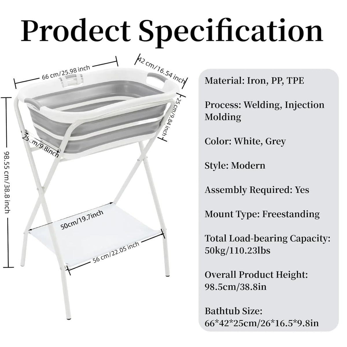 Small Dog Washing Station with Stand E3601