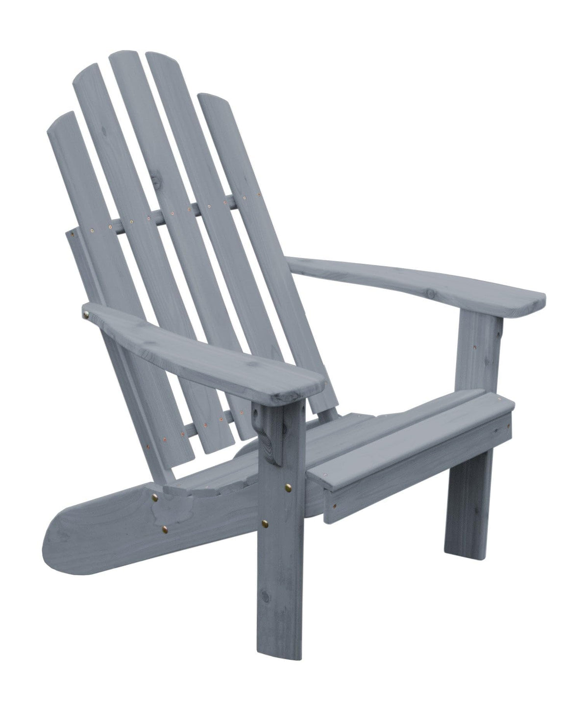 Gray Stained Cedar Wood Adirondack Chair P7300