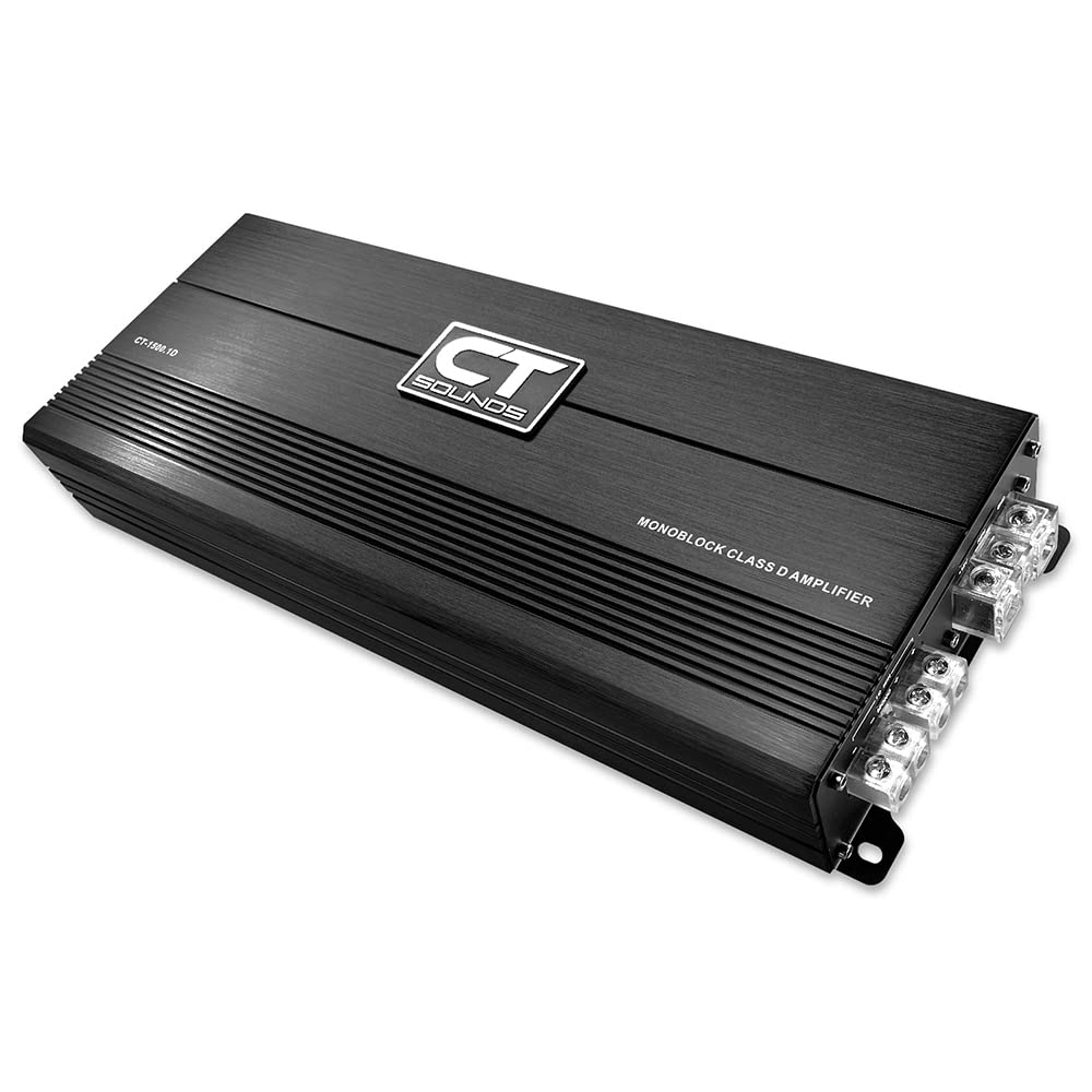 Compact Class D Monoblock Car Audio Amplifier, 1500 Watts RMS I509