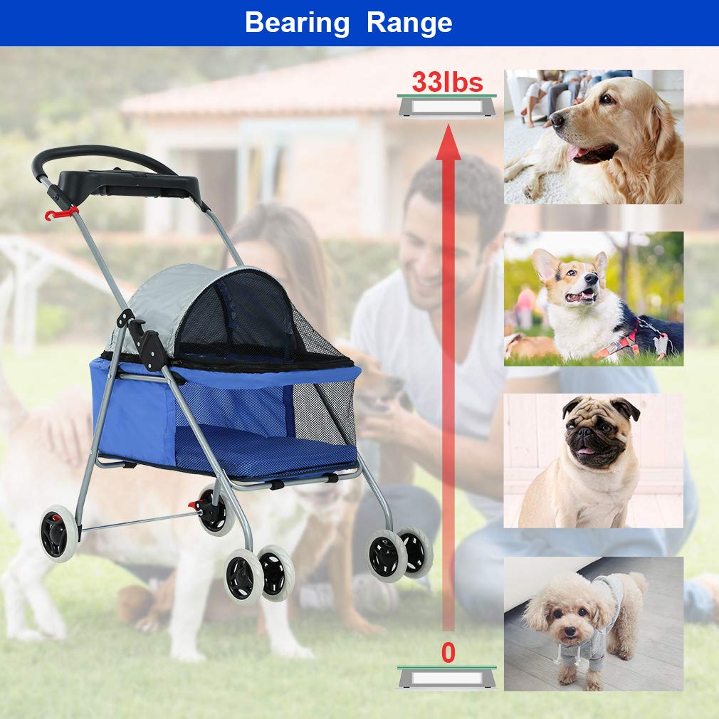 Foldable Pet Stroller O10368