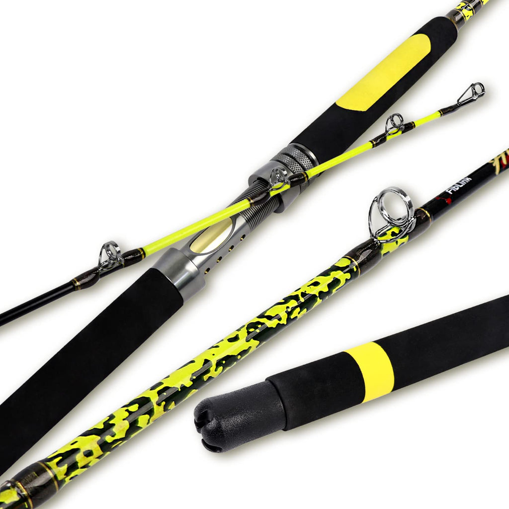 Catfish Fishing Rod Portable Travel Heavy 1 Piece/2 Piece H6172