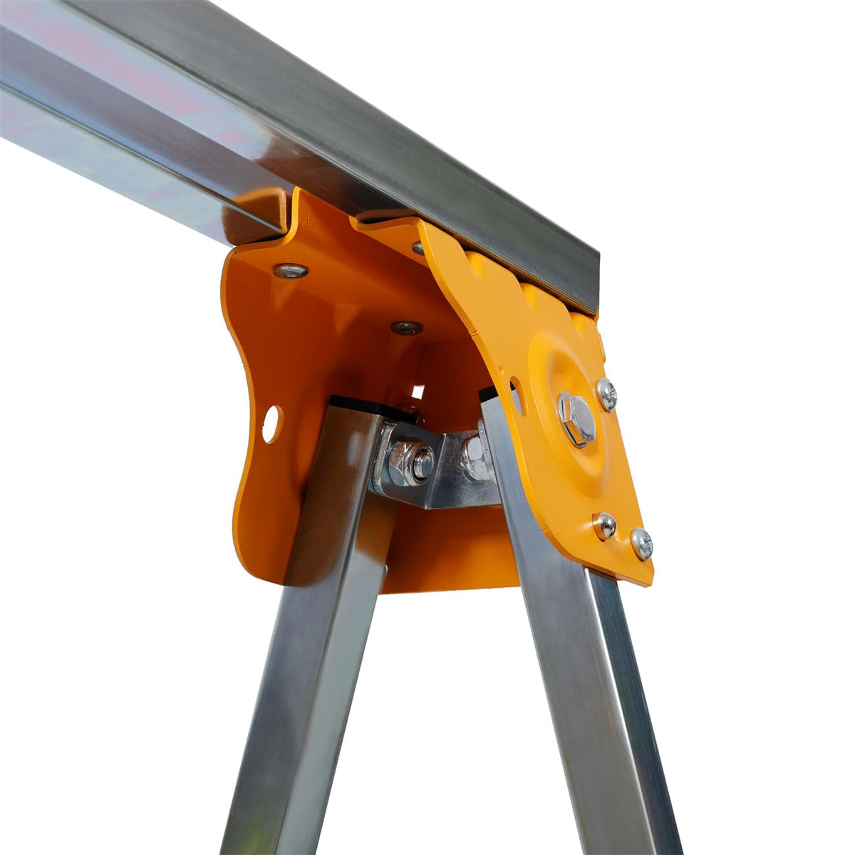 2 Pack Adjustable Height Folding Steel Sawhorse R780