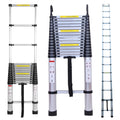 Collapsible Telescoping Ladder 20.5FT Aluminum Lightweight 330LB Capacity V81803