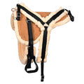 Tan Suede Leather Western Bareback Pad E4890
