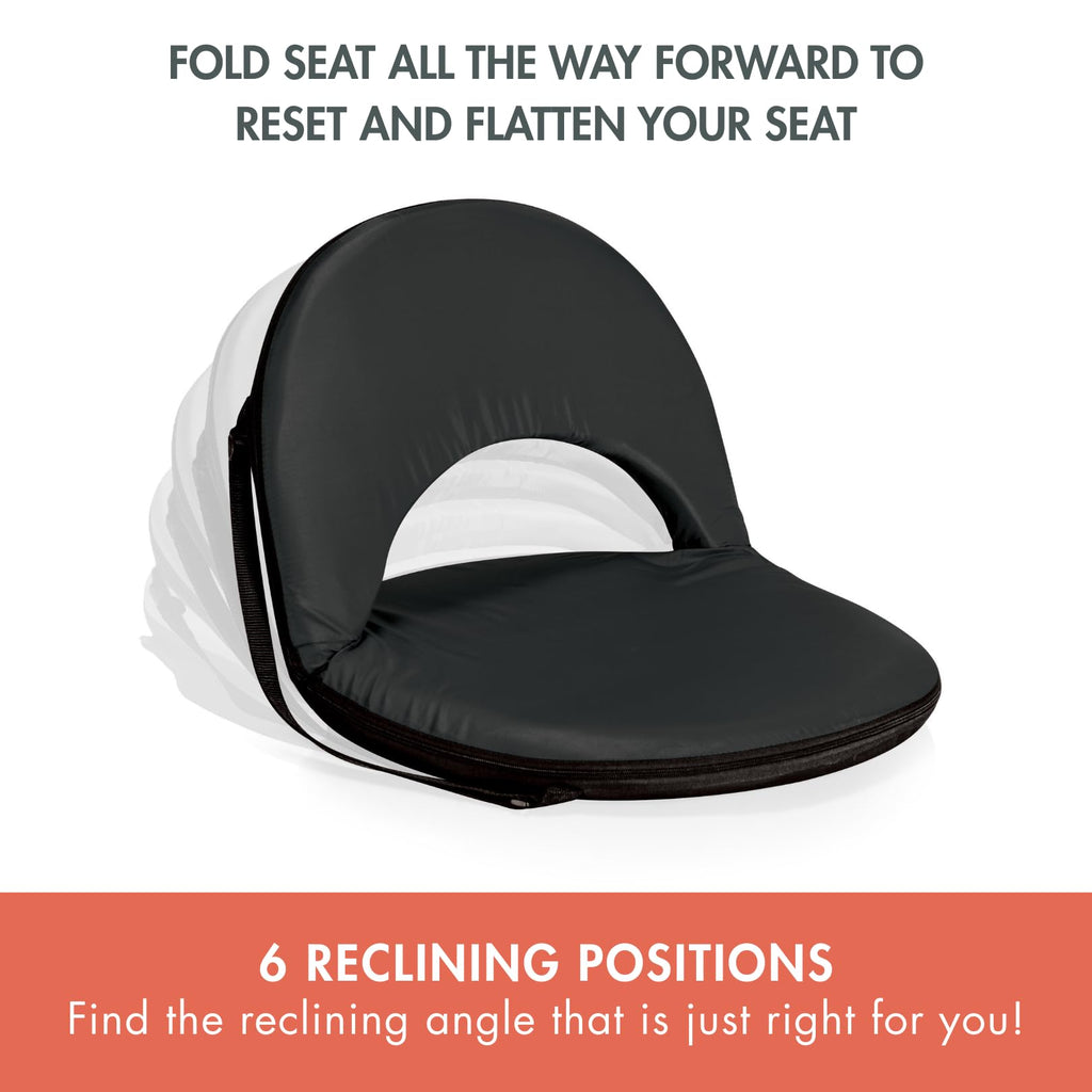 Portable Reclining Stadium Seat with Back Support I690225