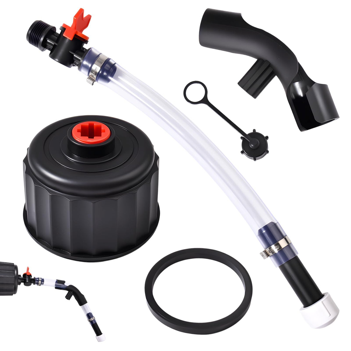 4Pcs Racing Fuel Filler Hose Kits X6892