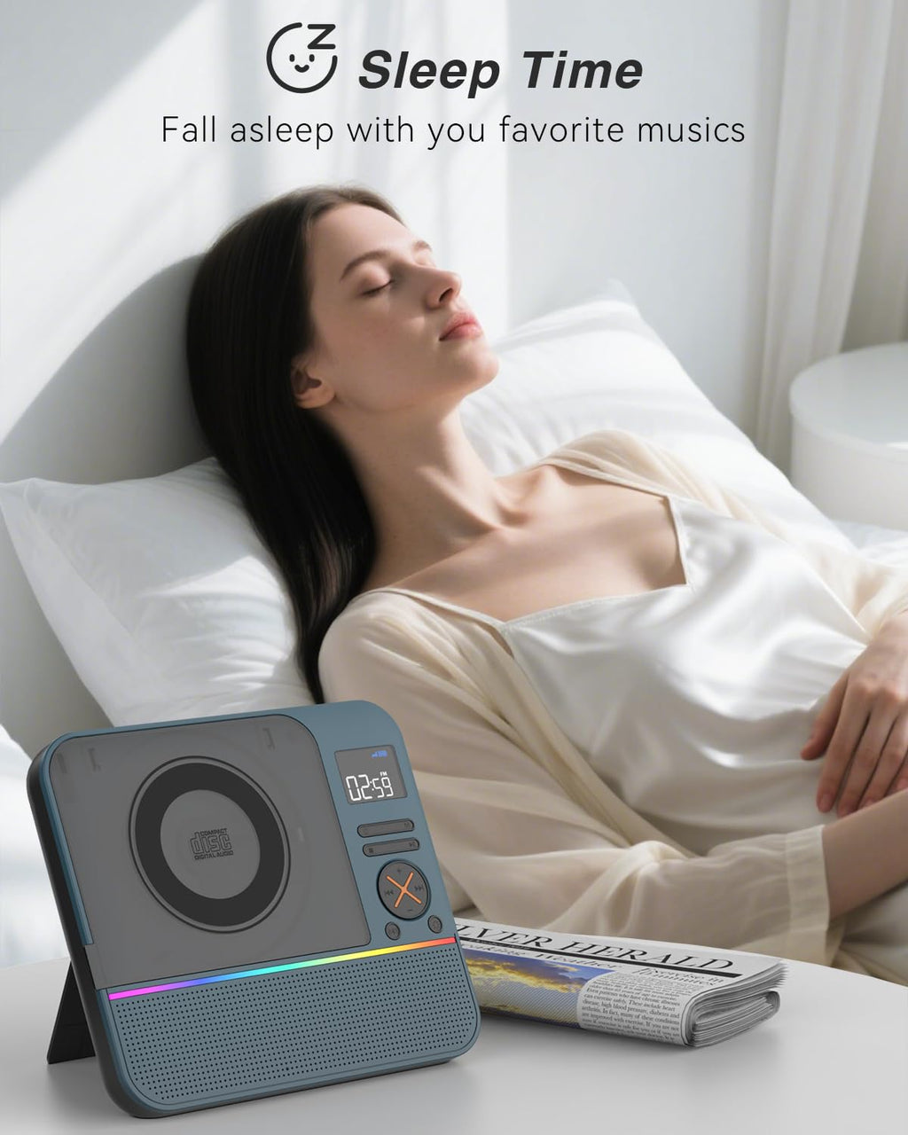 Portable CD Player with Bluetooth T8176