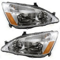 Headlight Headlamp Set Left Right Clear Lens 2pcs L378200