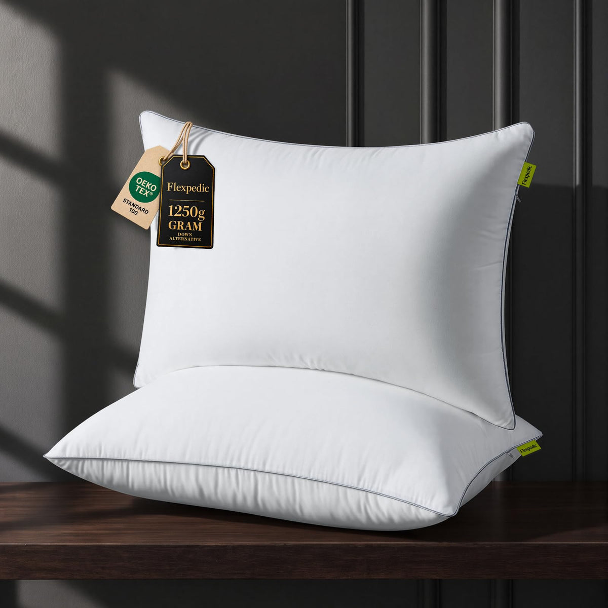 King Size Set of 2 Firm Bed Pillows P667