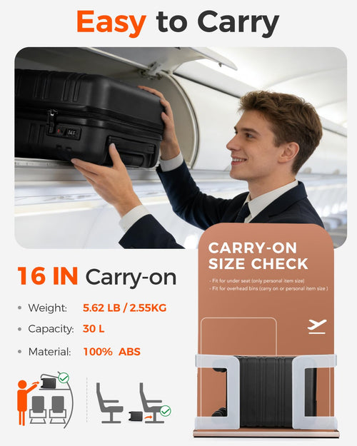 16 Inch Underseat Carry On Luggage N767137
