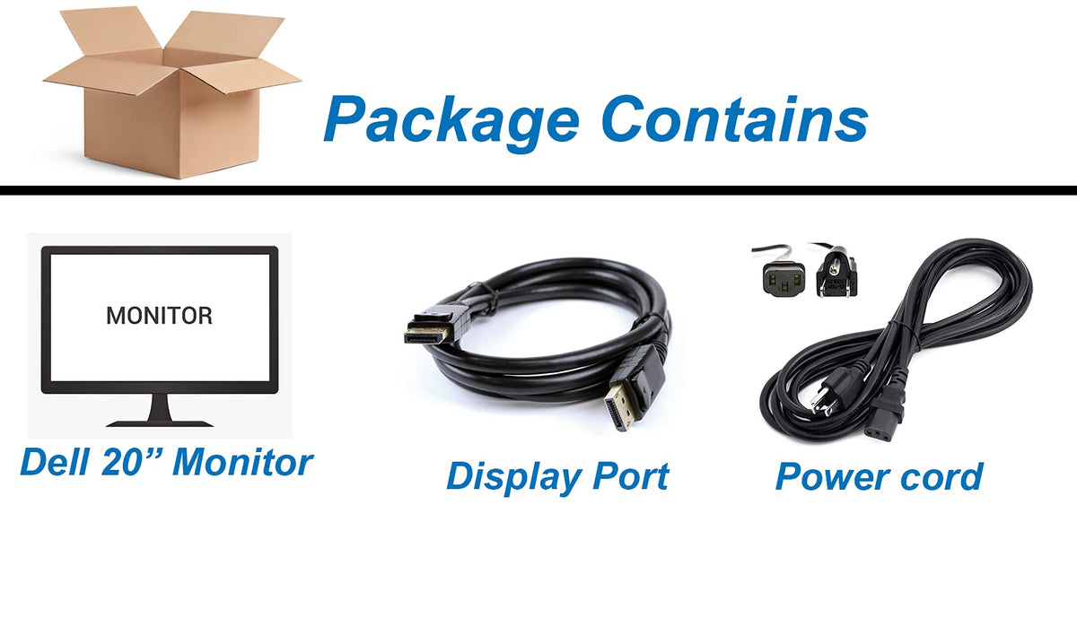 20 inch LED Monitor with VGA Display Port USB Hub H14438