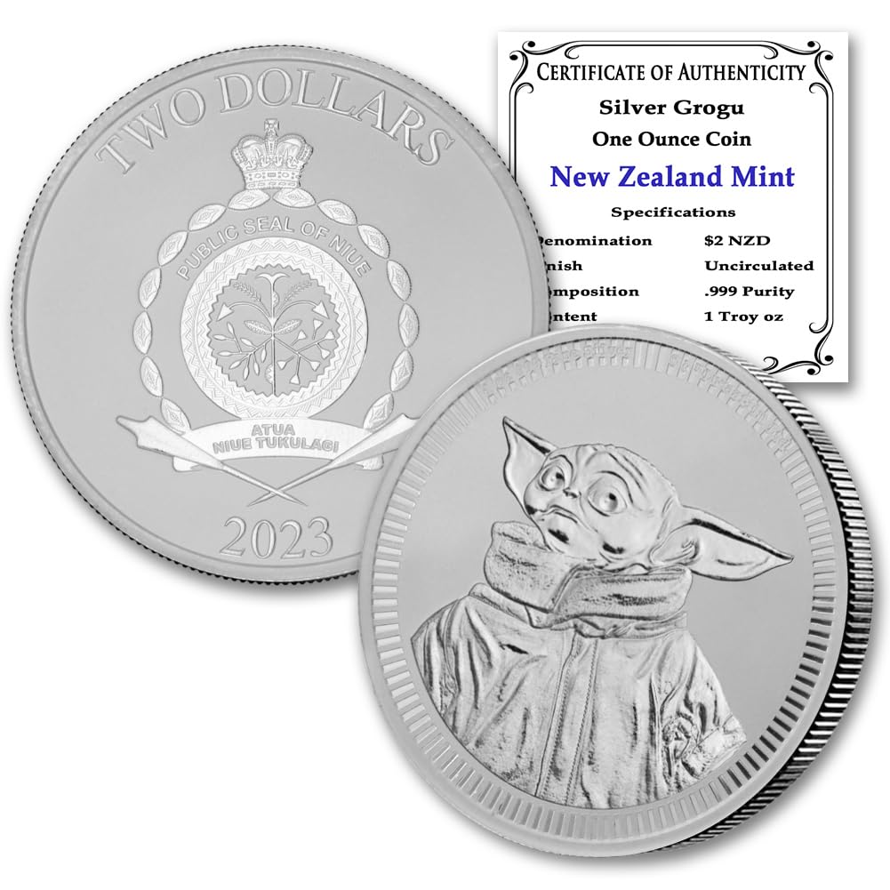 1 oz Silver Star Wars Mandalorian Coin M692