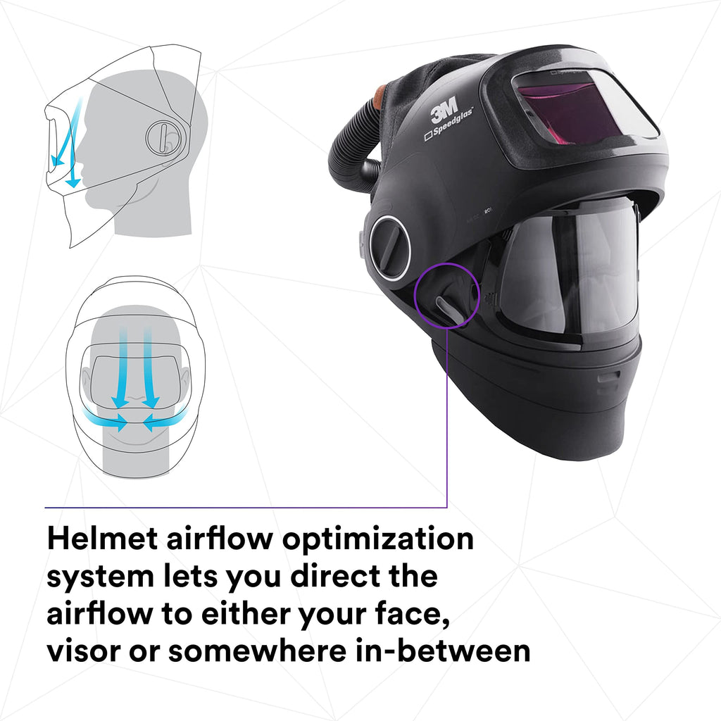 Heavy-Duty Welding Helmet with PAPR Assembly W46110