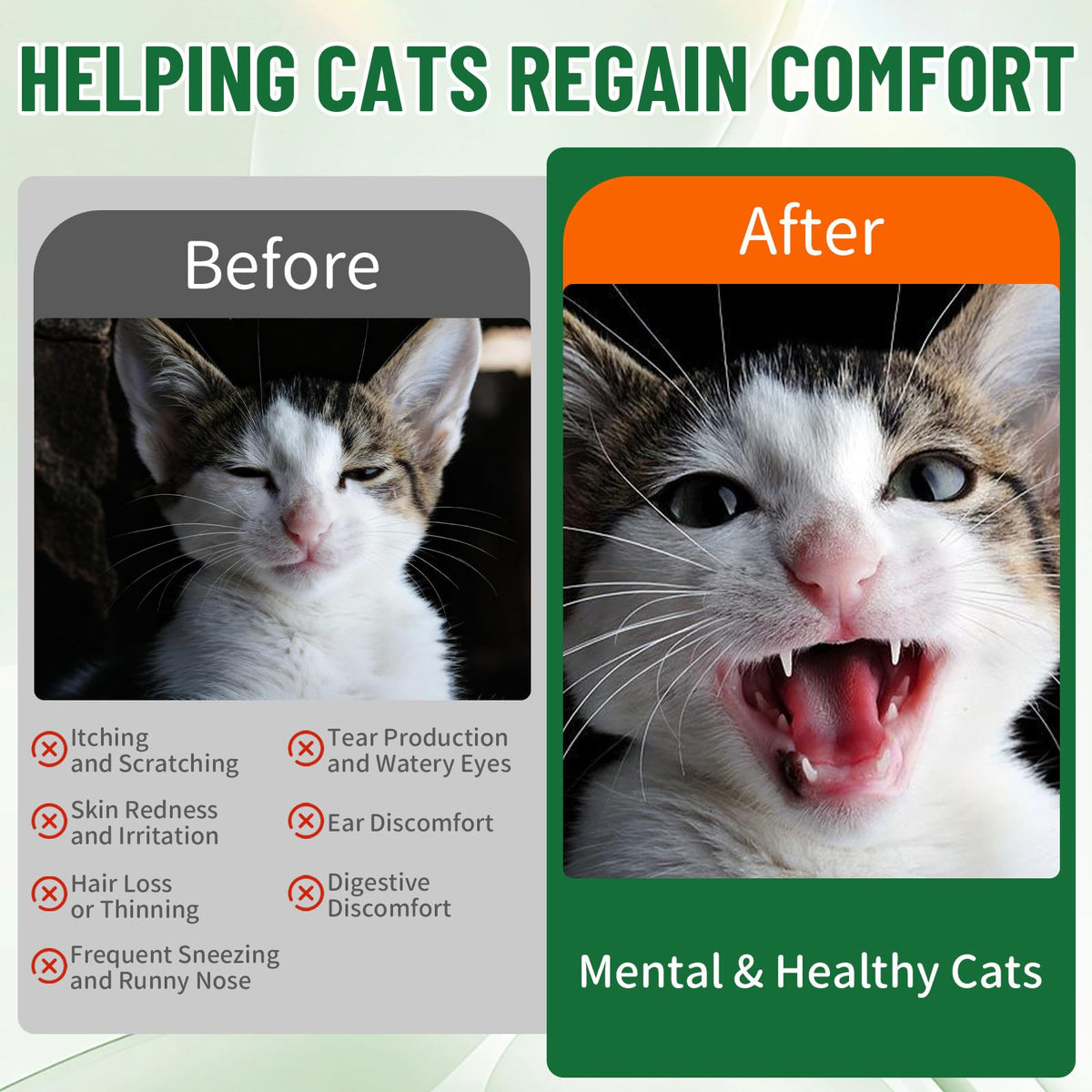 Cat Allergy & Hairball Relief Drops 60ml Q138