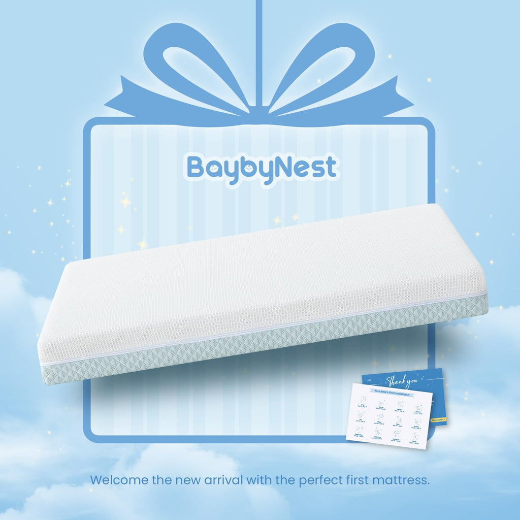 Mini Crib Mattress 38x24x4 Dual-Sided Cooling Gel Foam N25398