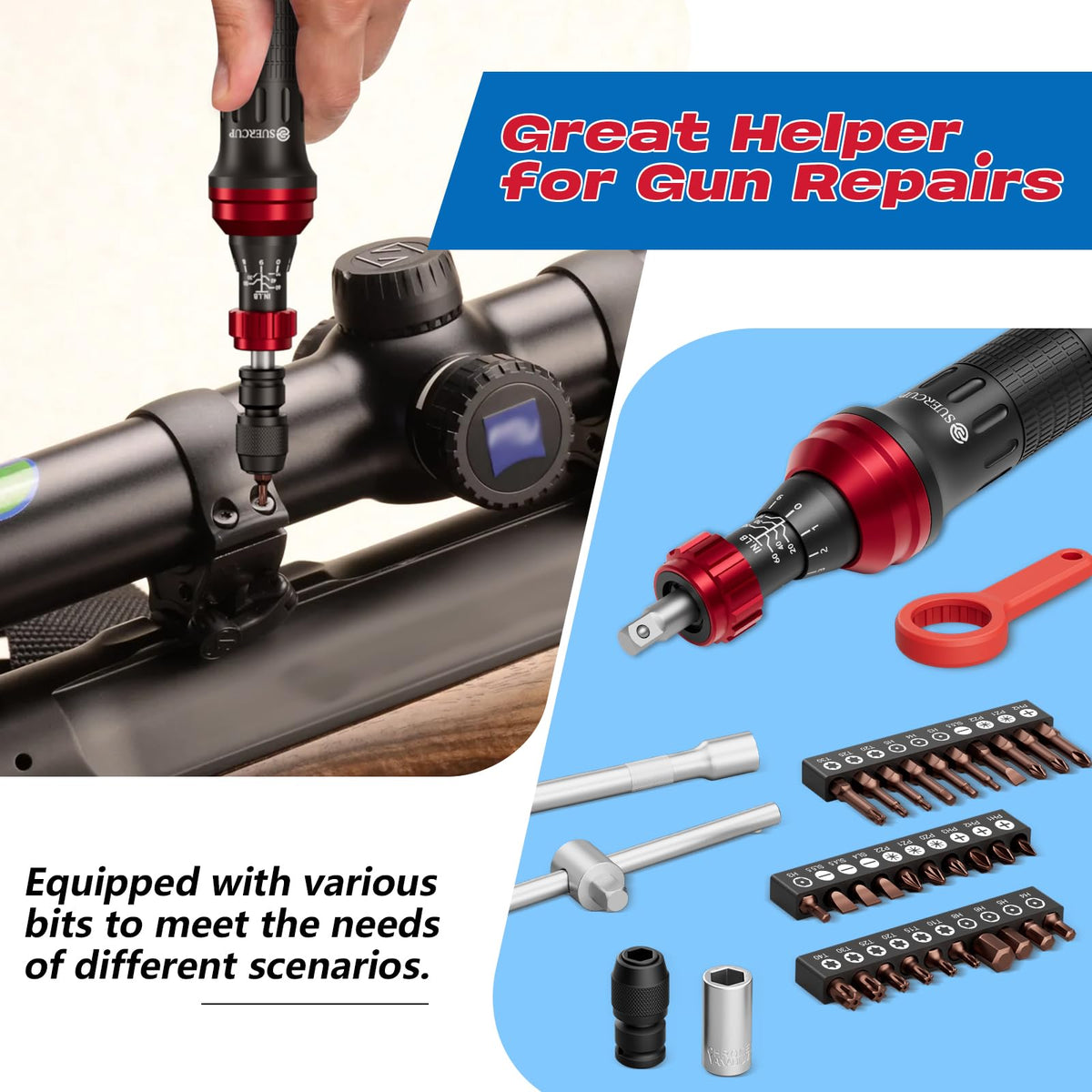 1/4" Torque Screwdriver 36 PCS Set J63559