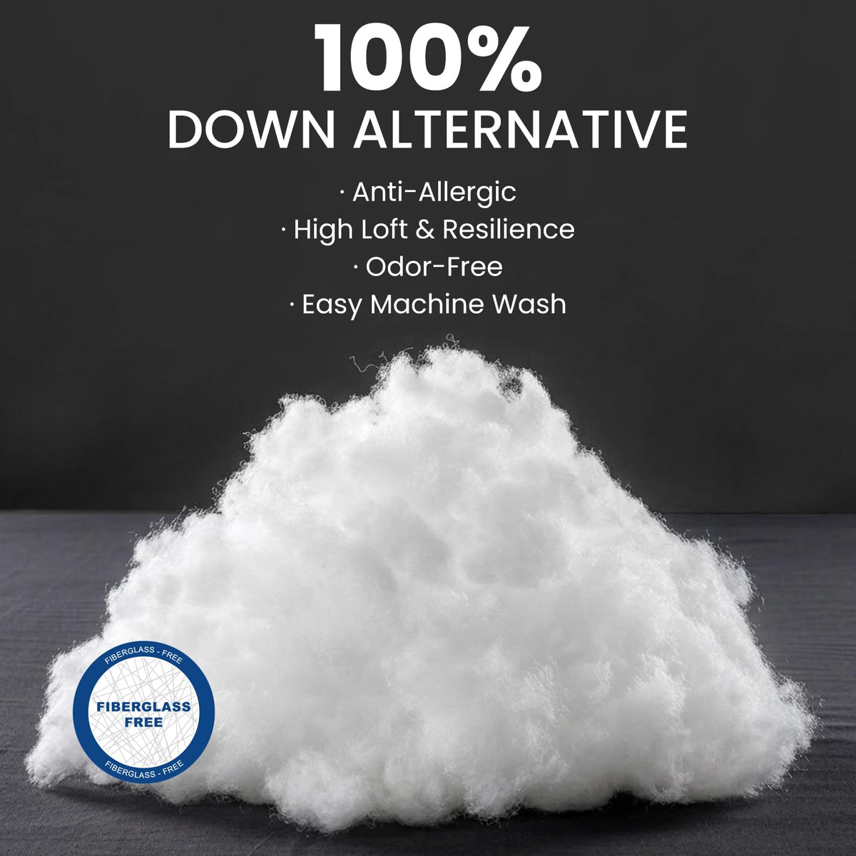 King Size Set of 2 Firm Bed Pillows P667