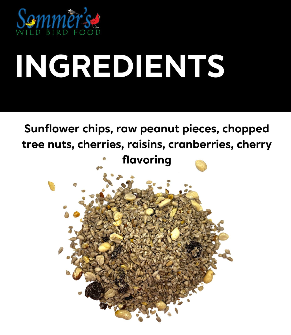 Fruit & Nut Bird Seed 20 lb J293