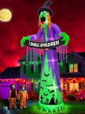 12FT Halloween Inflatables Witch Decorations F4474