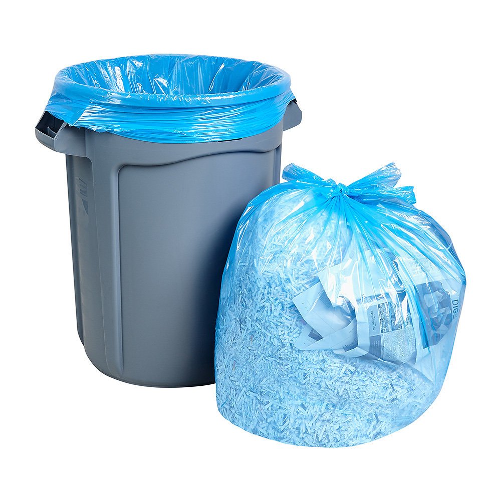 Blue Heavy Duty 33 Gallon Trash Bags 100 Count K4676