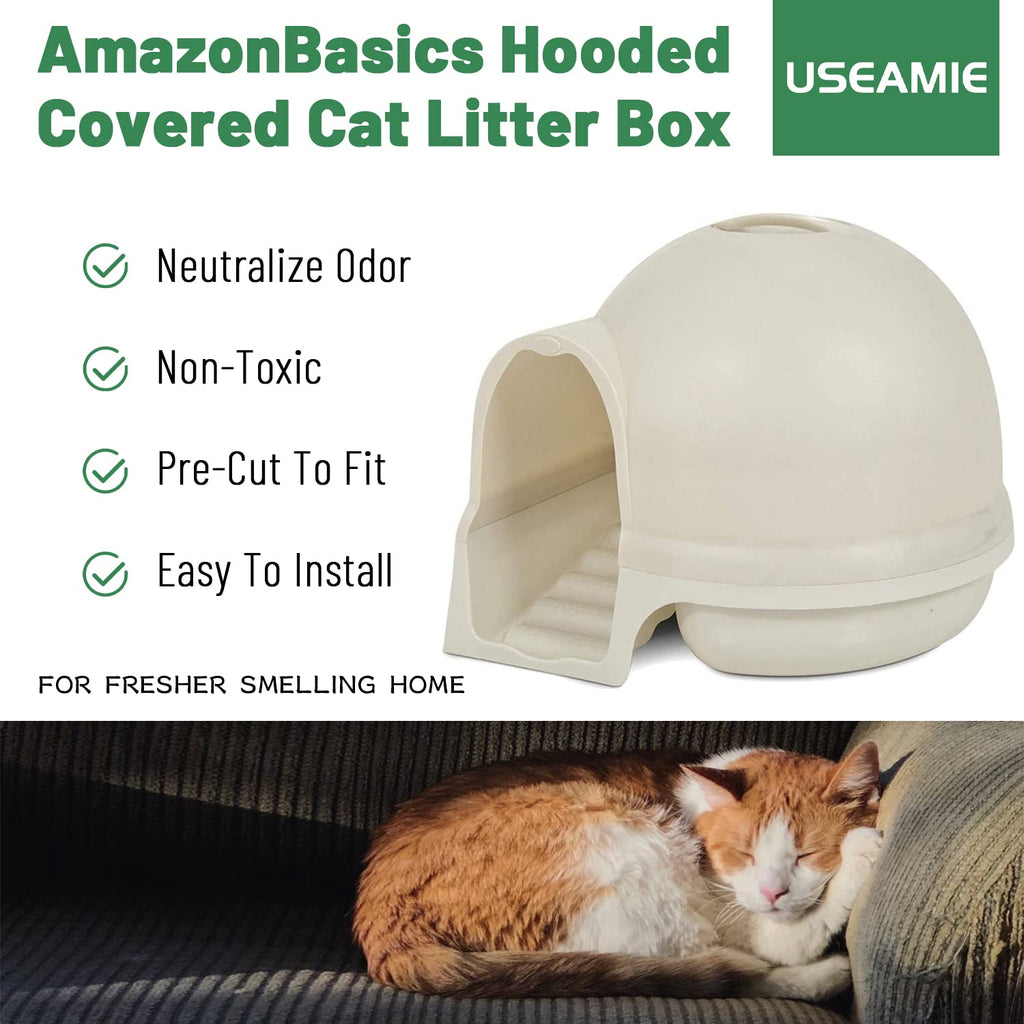 Activated Carbon Cat Litter Box Replacement Filters 4 Pack N80711