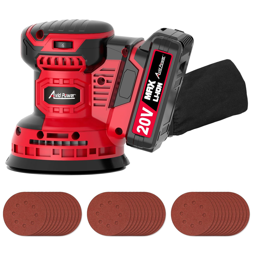 20V Cordless Random Orbital Sander 5” Q34034