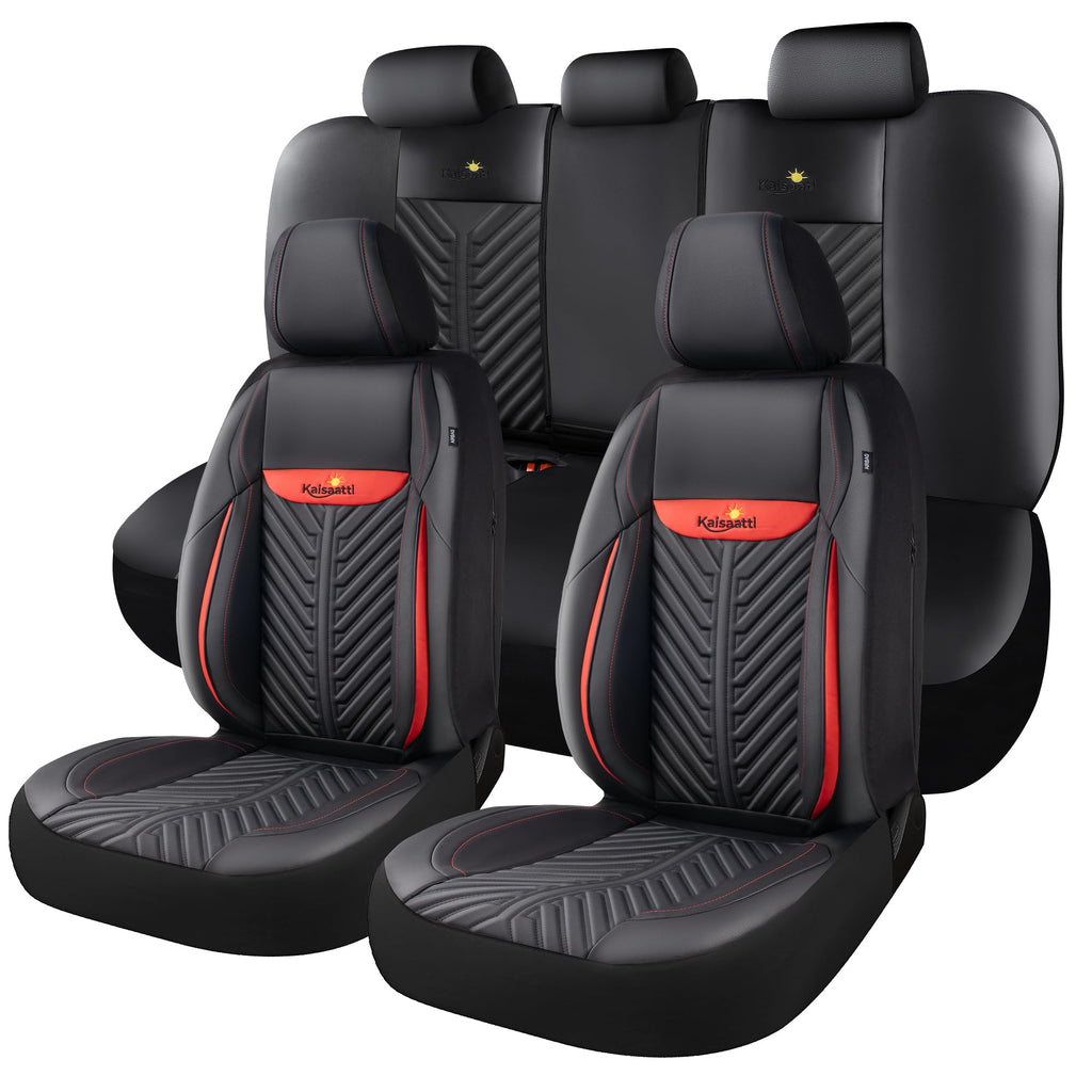 PU Leather Waterproof Car Seat Covers Full Set C743