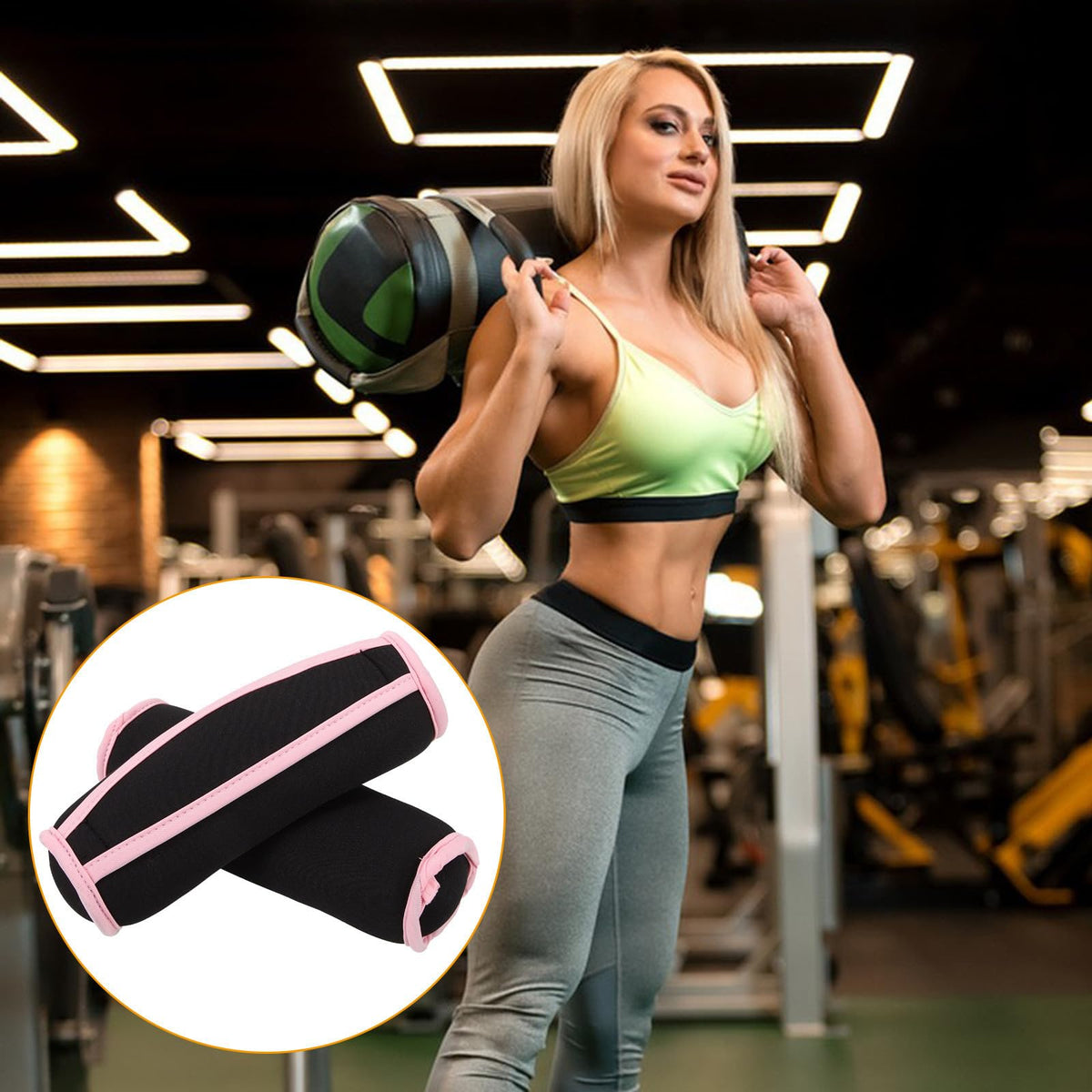 2 Pack 1 Lb Hand Dumbbells W4086