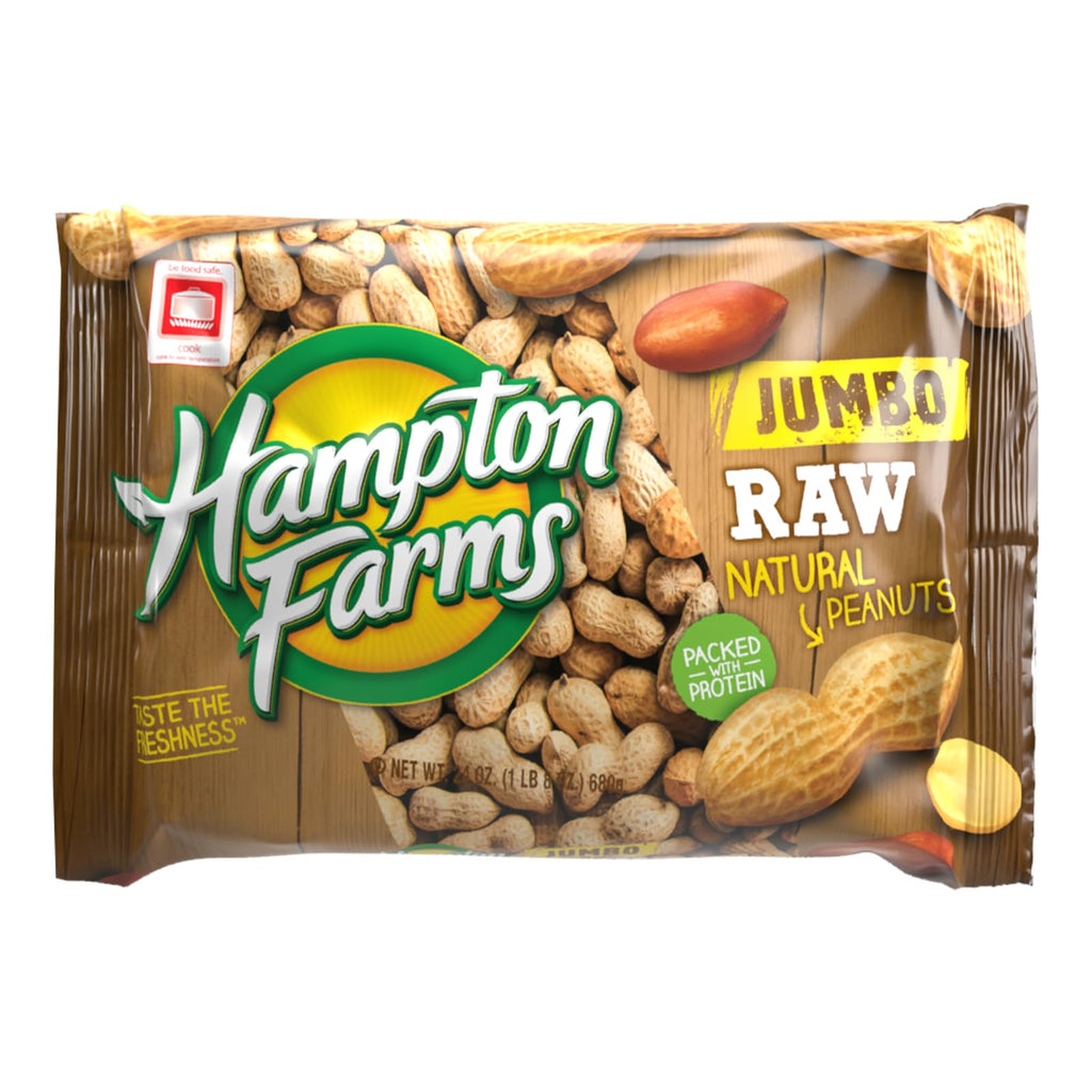 Jumbo Raw Natural In-Shell Peanuts 24 oz Bag R875