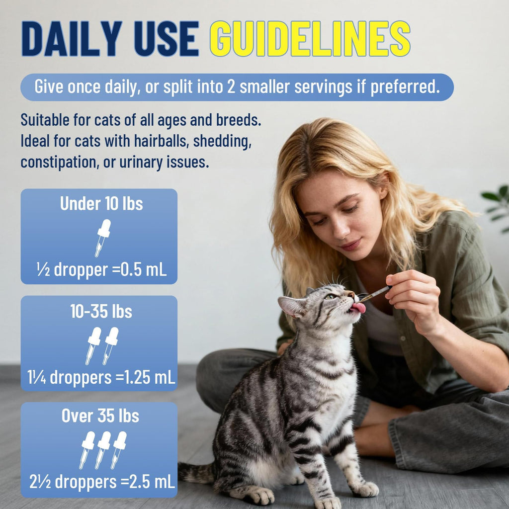 Cat Allergy & Hairball Relief Drops 60ml Q138