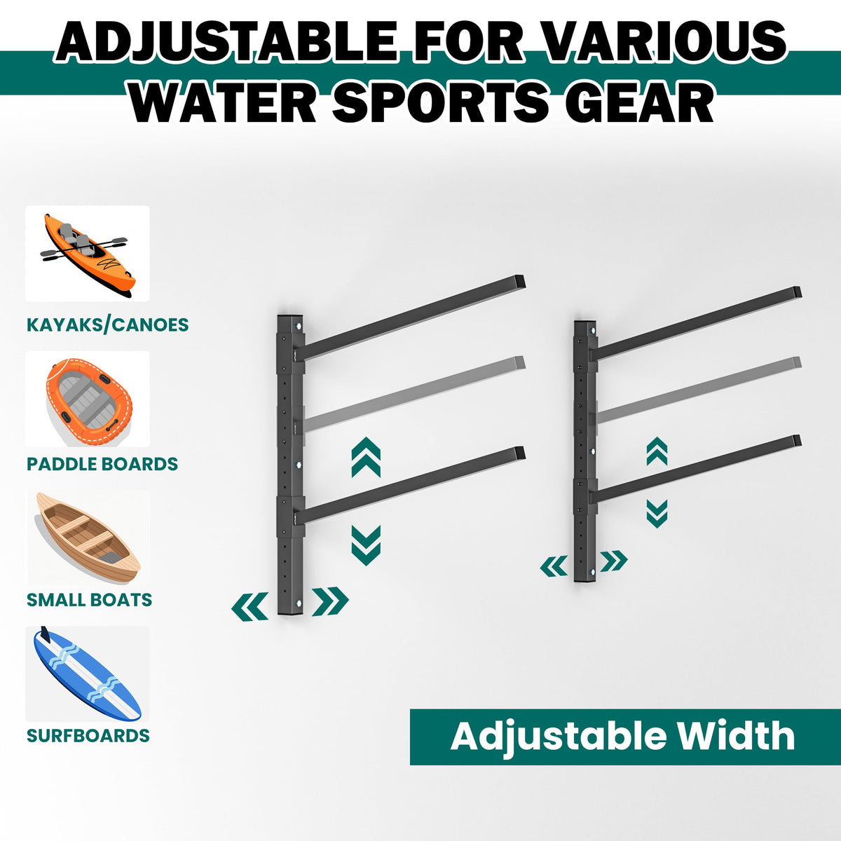 Wall Mounted Kayak Storage Rack J585
