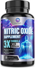 120 Capsules L-Arginine Citrulline Beta Alanine Nitric Oxide Booster N990451