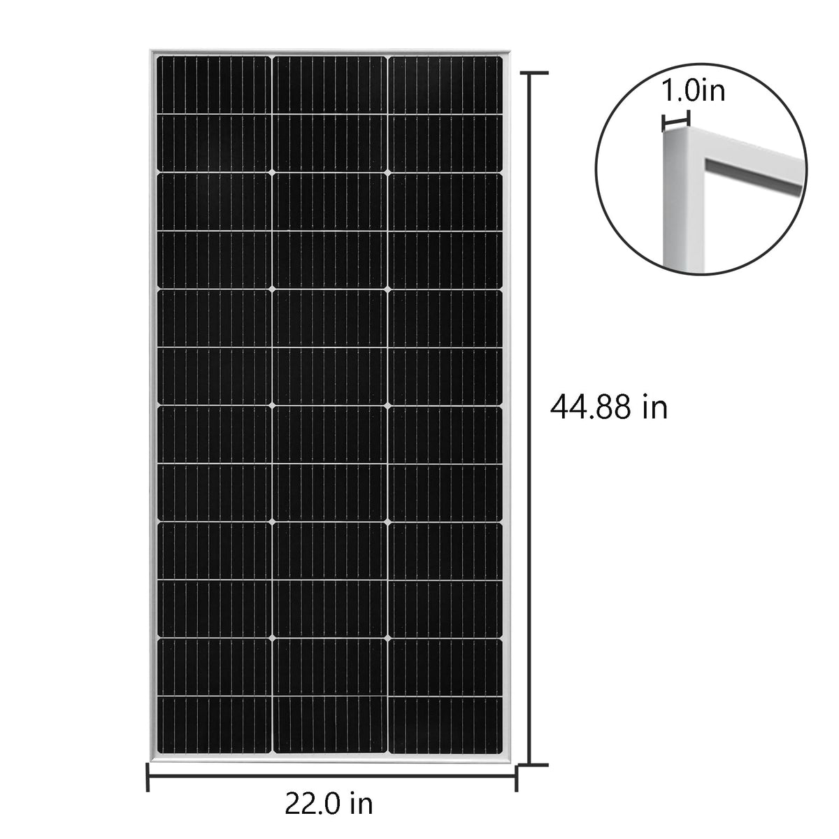 120 Watt 12Volt Solar Panel Starter Kit S786946