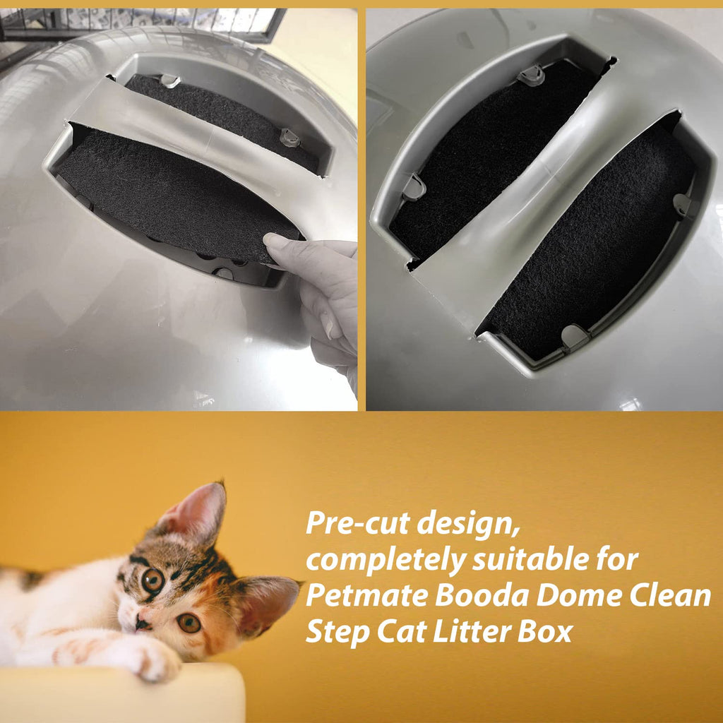 Activated Carbon Cat Litter Box Replacement Filters 4 Pack N80711